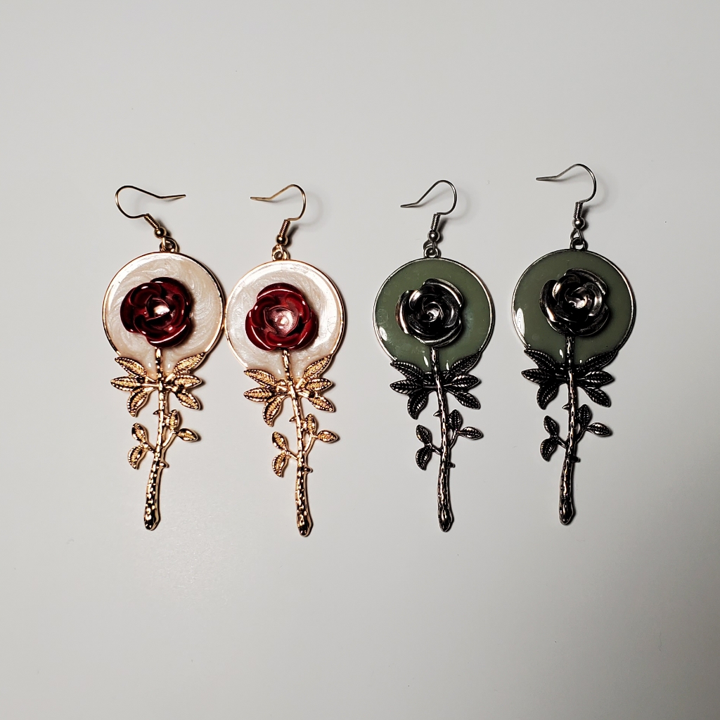 Rose Drop Earring Bundle 15$